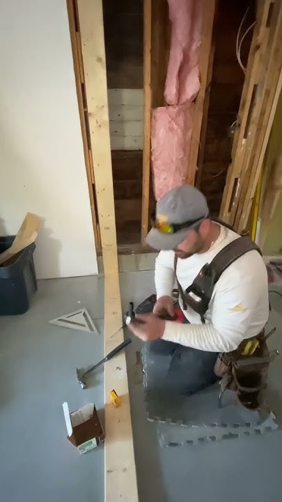 predrill-holes-for-ramset-anchors-into-bottom-plate-on-tough-concrete