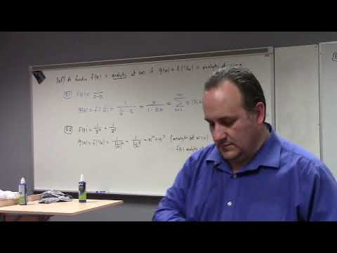 Complex Analysis: analytic