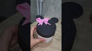 Diy Making Box Minnie Mouse Box #Shortsvideo