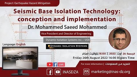 Seismic Base Isolation Technology: Conception and implementation