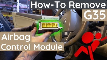 How to Remove Infiniti G35 Airbag Control Module | Step-by-Step Guide