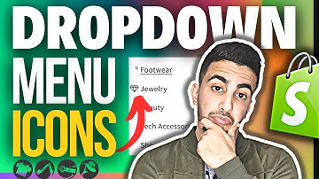 How To Add Icons To Dropdown Menu Items In Shopify