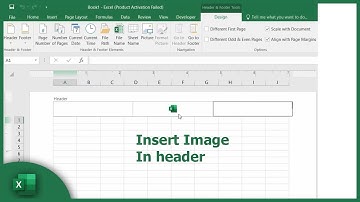How to insert image in excel header
