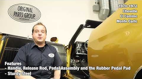 OPGI Product Spotlight: 1970-1972 Chevelle, El Camino, and Monte Carlo Parking Brake Pedal Assembly