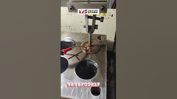 plastic cap mould 6 cavity Edm spark erosion work  #edm #spark #machine #work #plasticmould #mould
