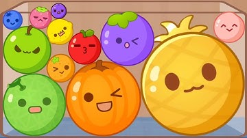 🍉 Watermelon Game 2048 - Satisfying ASMR Gameplay (Level Up Fruits, Ball Suika Game 2048)