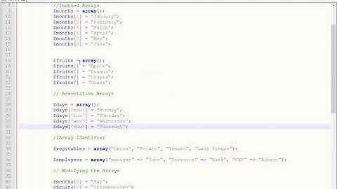 Printing Arrays Using For and Foreach Loop, Learn PHP  MySQL From Beginner To Advanced