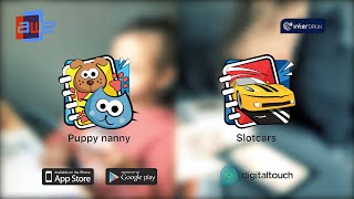 AR games - kittens, puppies and supercars. "Puppy nanny" and "Slot cars" games for school notebooks screenshot 2