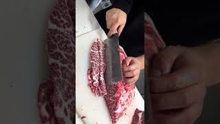 Master the basics before mastering advanced cutting techniques.#najiaxin#shorts#beef#slicing.