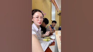 Ngồi bàn cuối khi đi học cùng mấy đứa bạn thân kiểu #hocsinh #crush #bạnthân