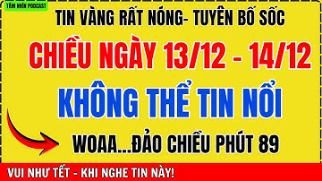 ⚠️Giá Vàng Hôm Nay Chiều 13/12/2025: Vì Sao Đảo Chiều Phút 89? Không Ai Bán, Cũng Chưa Ai Dám Mua
