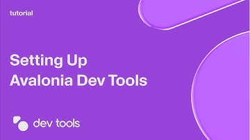 Setting Up Avalonia Dev Tools