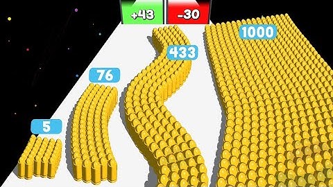 BULLET ARMY RUN - Run 3D (ASMR  Max Level)