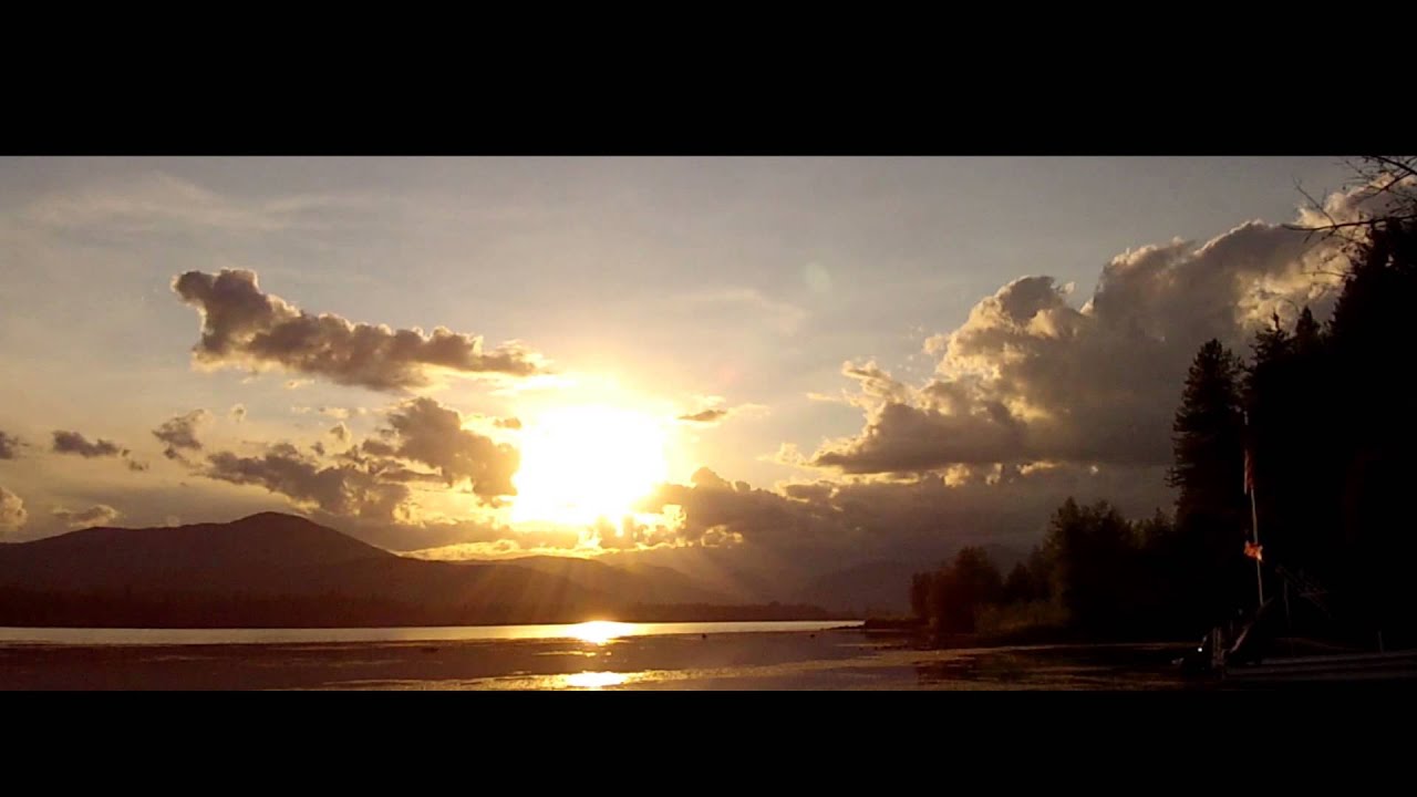 Outstanding Sunset over Trout Creek, Montana MT YouTube