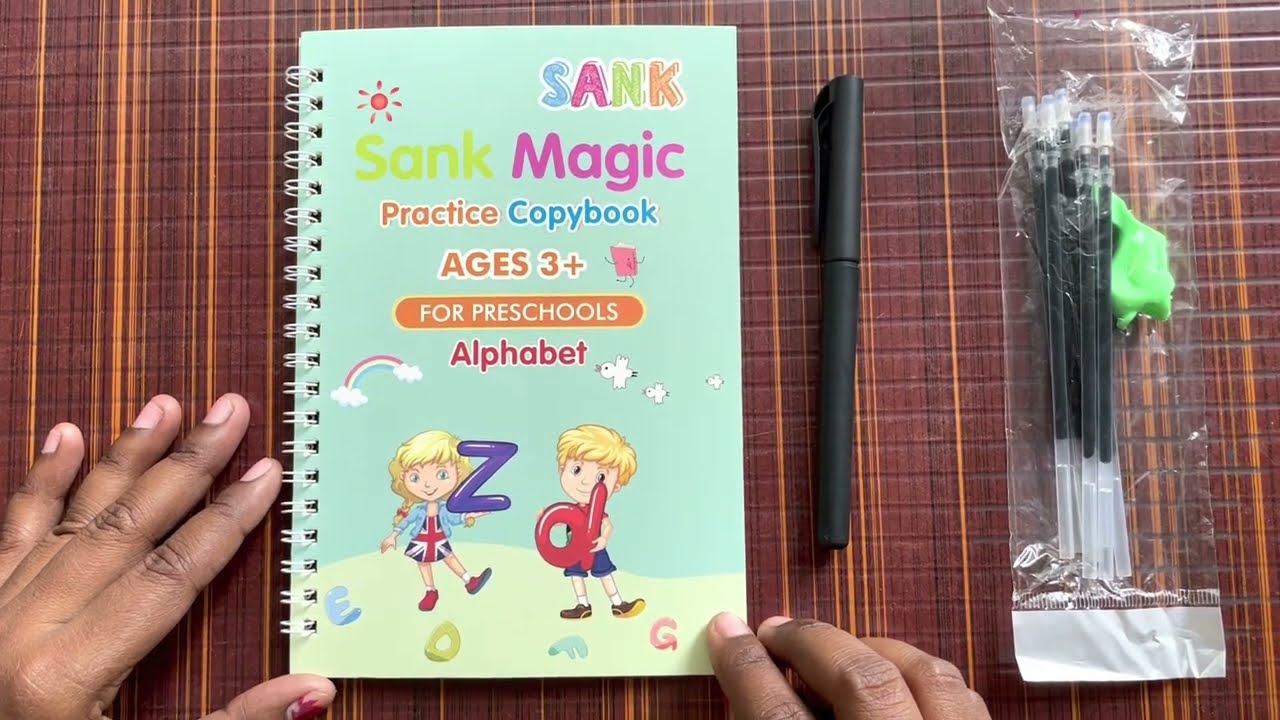 Best Educational Magic Practice Copybook (4 Books,10 Refill), Number  Tracing Book for Preschoolers with Pen, Magic Calligraphy Copybook Set  Practical Reusable Writing Tool Simple Hand Lettering (Multi-Colour)
