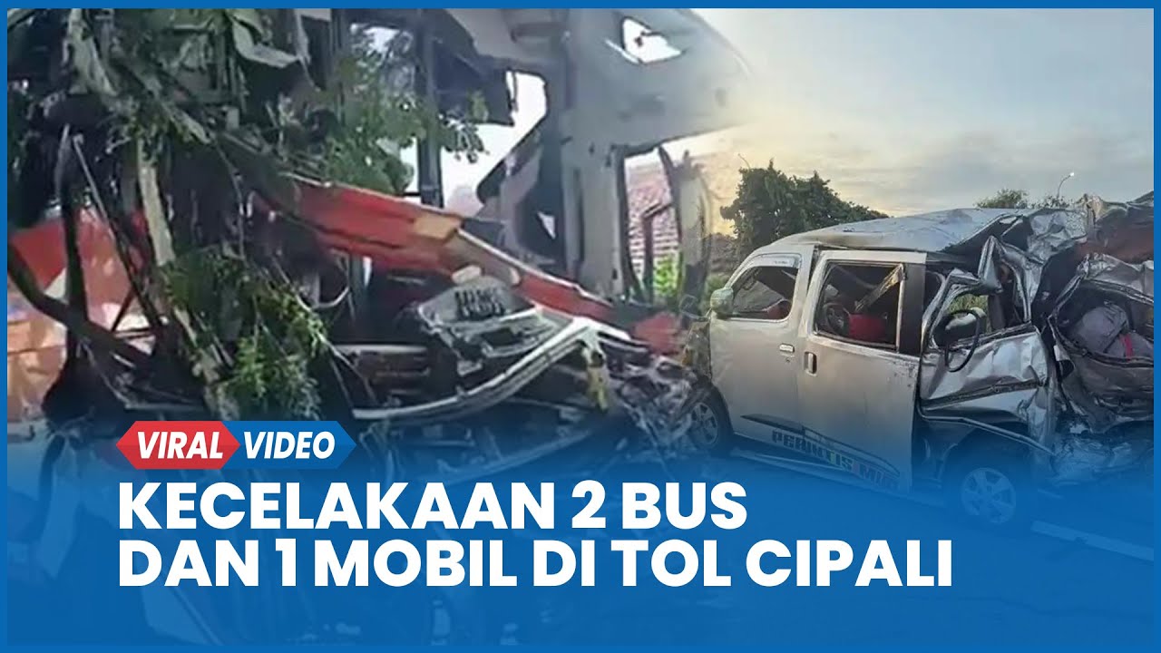 Kecelakaan Bus Agra Mas Tabrak Bus Sinar Jaya dan Gran Max di Tol Cipali, 5 Meninggal