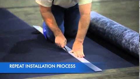 VersaShield MBX Rolled Moisture Barrier for Concrete Floors Installation