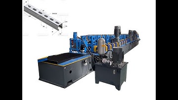 #fully automatic solar strut channel roll forming machine in USA#