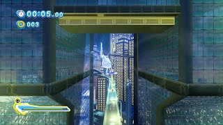 SONIC X SHADOW GENERATIONS Speed Highway Act 2 Speedrun 44.84 Seconds (No Skills)