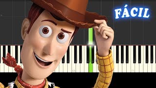 Video thumbnail of "Yo Soy Tu Amigo Fiel / Toy Story / Piano Facil / Notas Musicales"