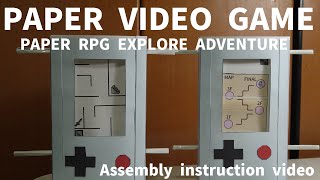 【Make a Big Adventure with 9 Copy Sheets!】How to Make a Real Paper RPG Game🎮✨ (Free Template!) screenshot 5