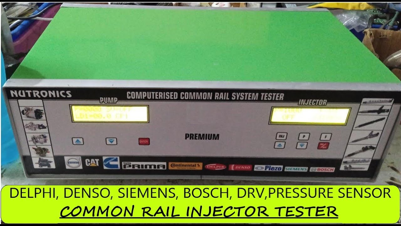 Common Rail Injector Tester (Delphi, Denso, Siemens, Bosch simulator ...