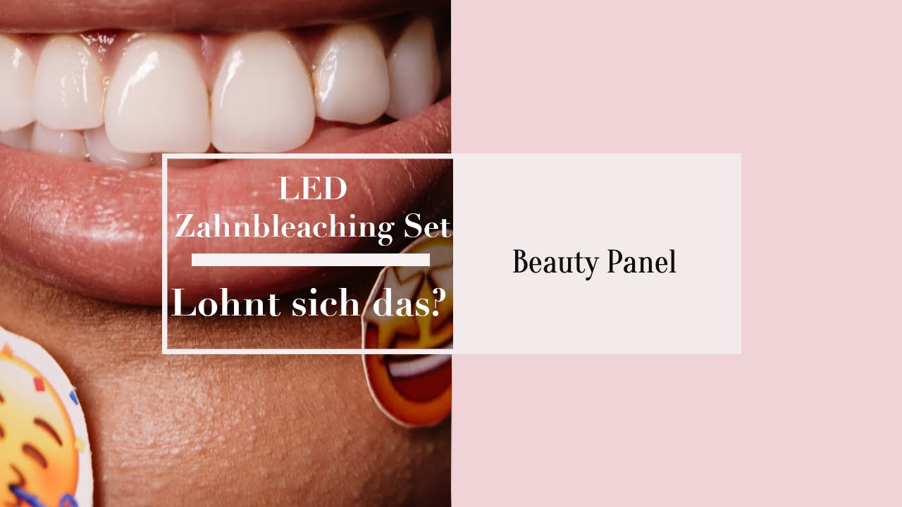 ◤LED Zahnbleaching Set – Lohnt sich das? 🦷
