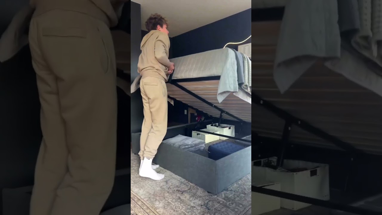 Revolutionize Your Bedroom: Lift-Up Storage Bed Frame