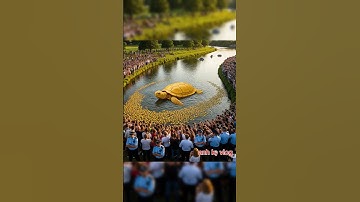 strange giant turtle (con rùa khổng lồ kỳ lạ)#strange #giant #turtle #review #shorts