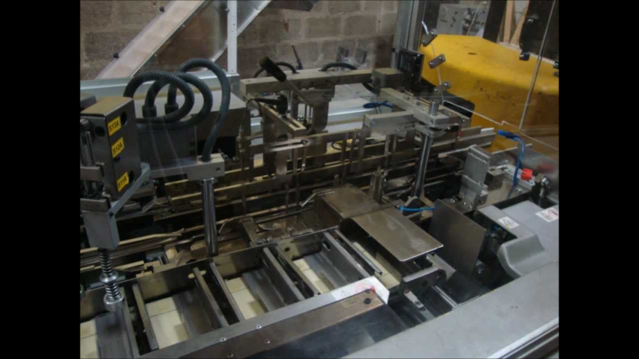 CAM PMM Automatic intermittent motion horizontal cartoner - YouTube