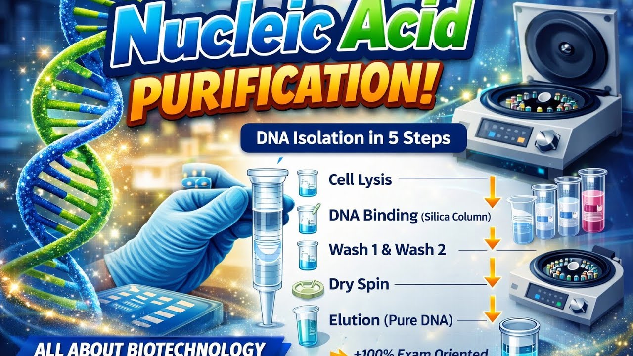 DNA Isolation  | Nucleic Acid Purification for GATE & CSIR!!!