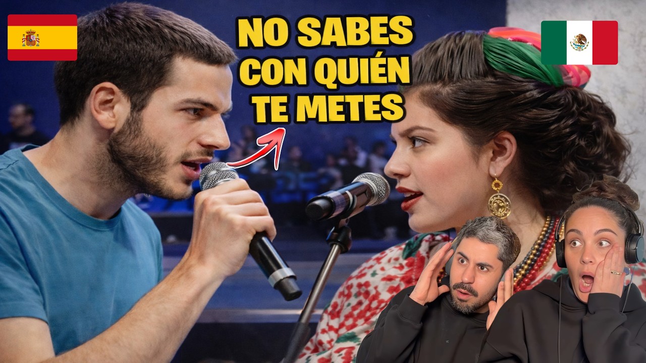 😱 JOVEN MEXICANA HUMILLA a CANTANTE ESPAÑOL en DUELO de IMPROVISACIÓN