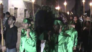 قرية المصلى موكب مهيب لتشييع الزهراء ع الرمزي بمشاركة الرادود ابو سجاد 26-3-2013