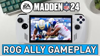 Asus ROG Ally | Madden NFL 24  Gameplay (The Out Of Box Experience)