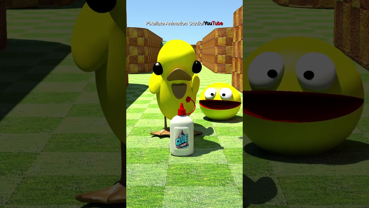 😘Пакман и Утёнок против Клея 