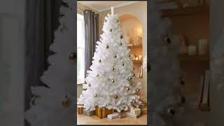 White Christmas tree 🤍💚
