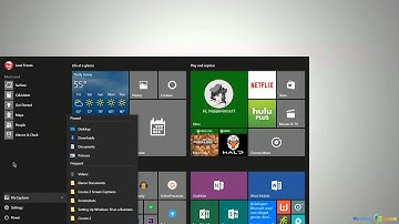Windows 10 - Launching Applications from the Start Menu