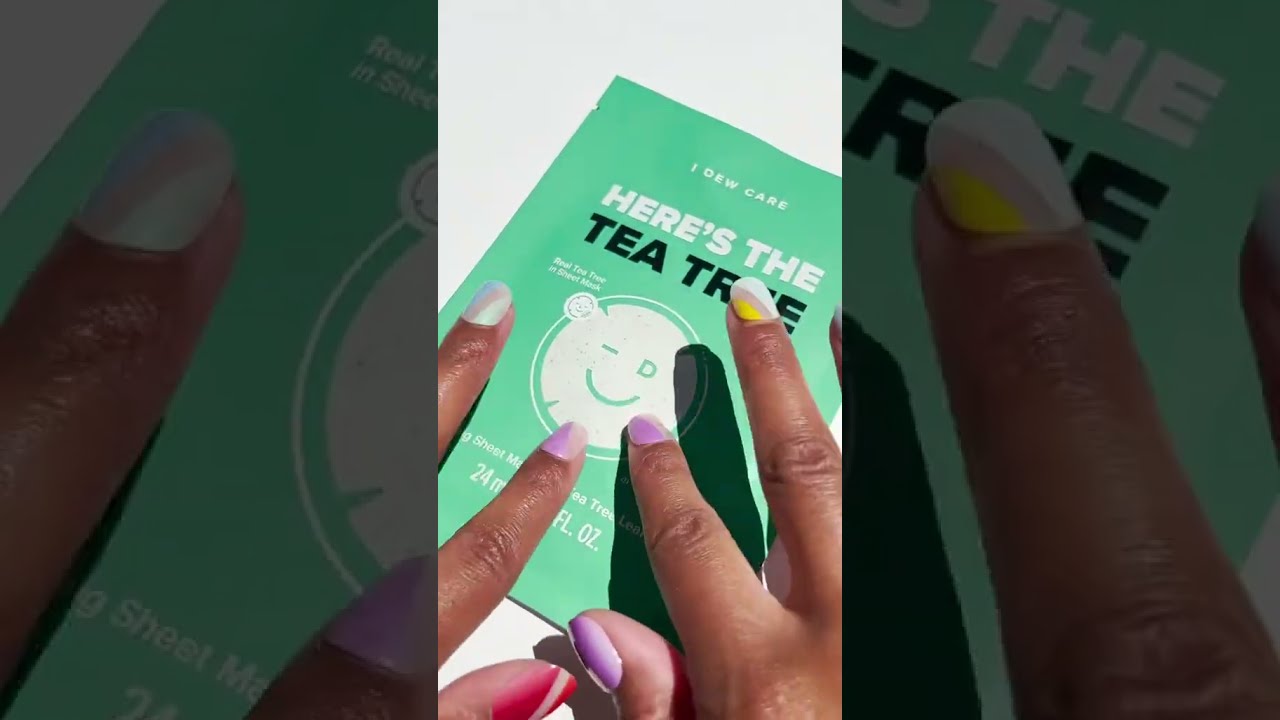Here's The Tea Tree Comes Packed With 🔟 soothing sheet masks to help calm and keep skin clear 💆‍♀️🌿