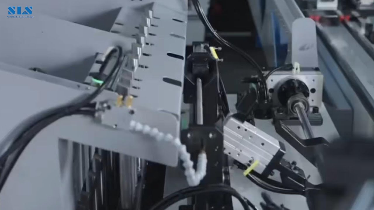 CNC tube bender pipe bending machine with automatic loading and unloading system | SLS Machinery