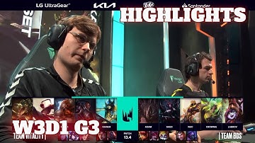 VIT vs BDS - Highlights | Week 3 Day 1 LEC Spring 2023 | Vitality vs Team BDS W3D1