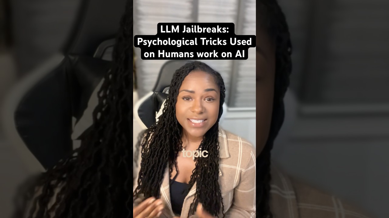 LLM Jailbreaks: the same psychological tricks used on humans work on AI #aihacks