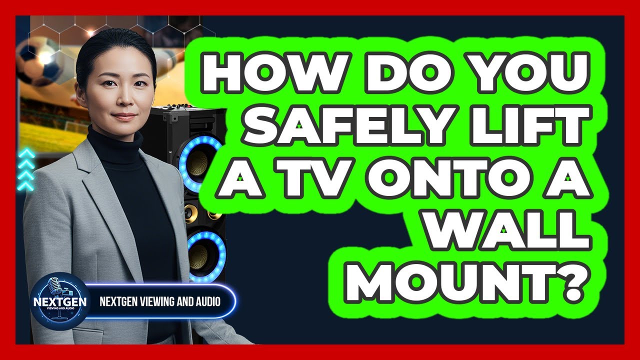 How Do You Safely Lift A TV Onto A Wall Mount?
