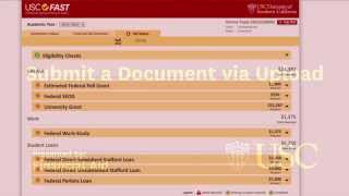 FinAid Submit a Document via Upload Wealth