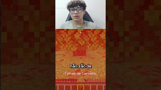 ESSA ARVORE ESCONDE UM SEGREDO NO MINECRAFT 😱