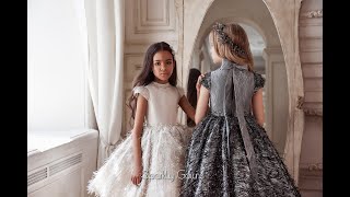 Celebrity Jacquard Feathers Chic Short Flower Girl Party  Dress Celestial Celestial 3138 Net Worth