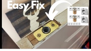 How To Fix and Adjust a Ball Catch on a Door. Broken Ball Catch Fix!