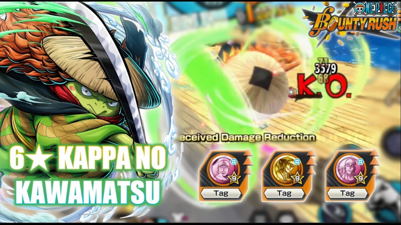6★ KAWAMATSU FULL DEF (70%+300) GAMEPLAY | One Piece Bounty Rush