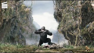 King Kong: Kong vs. T-rexes Scene (HD CLIP)