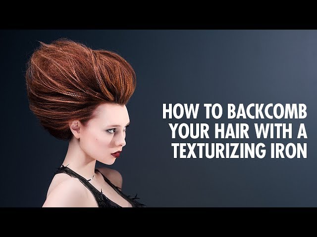 How To Get A Great Look Teasing Short Hair - YouTube