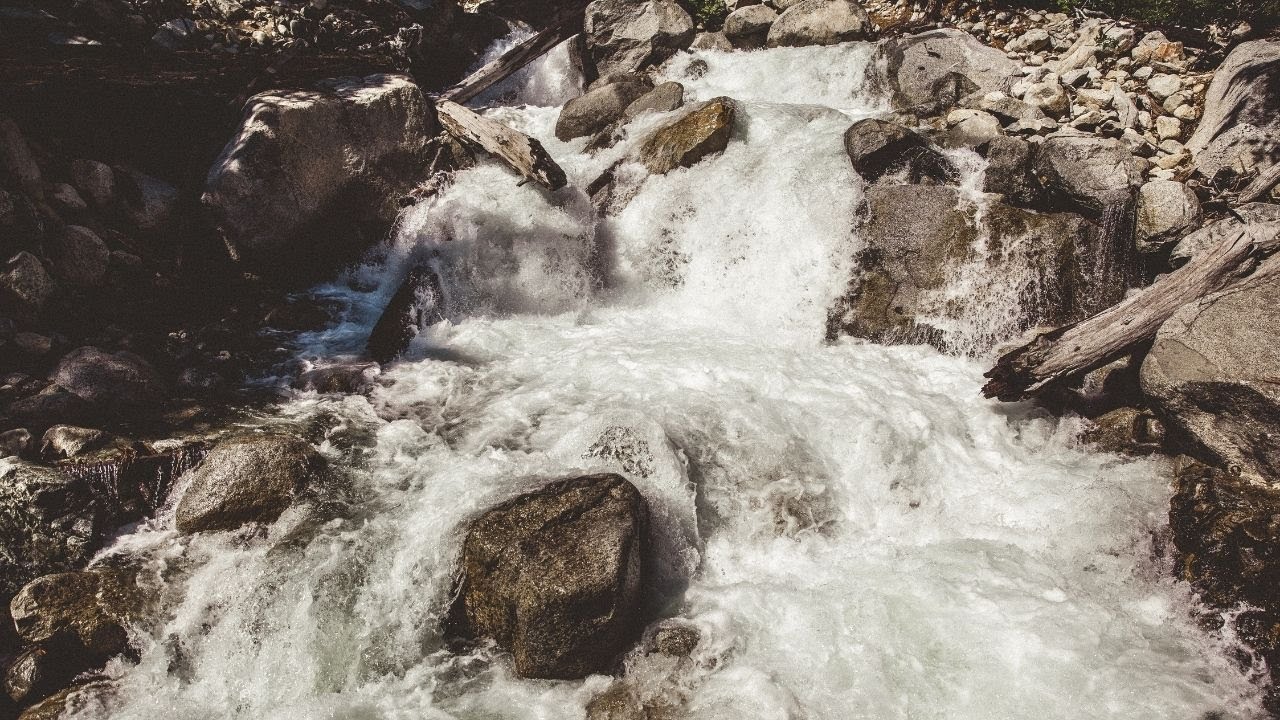 Rushing Flooded River Sounds for INSTANT Sleeping ~ Rushing Water ...